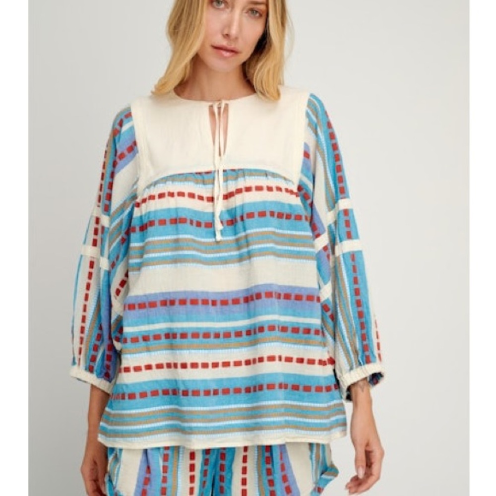 NEW Pearl & Caviar Alonissos Cotton Shirt